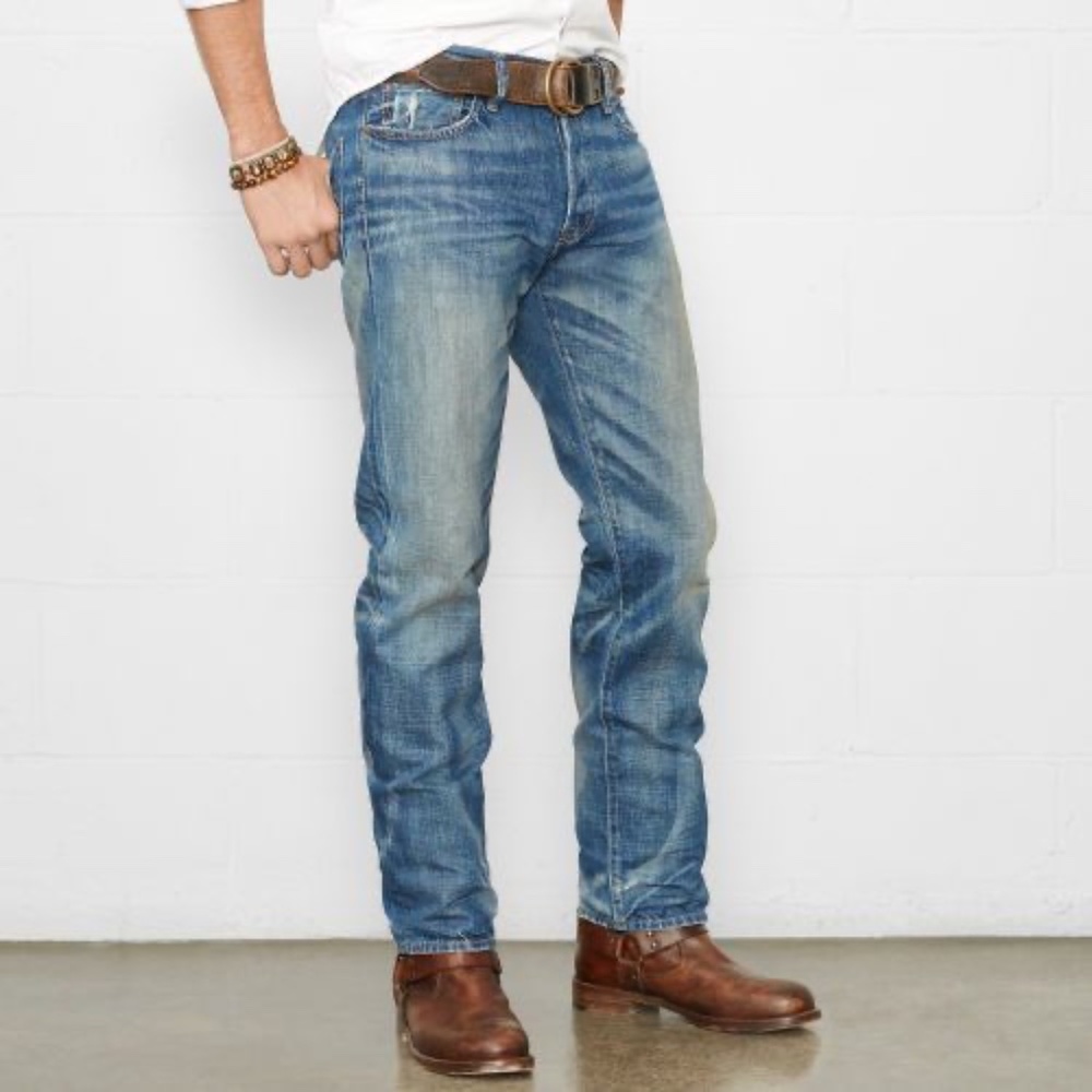 Vintage Denim & Supply by Ralph Lauren Straight Fit Hunter Jeans 40x30